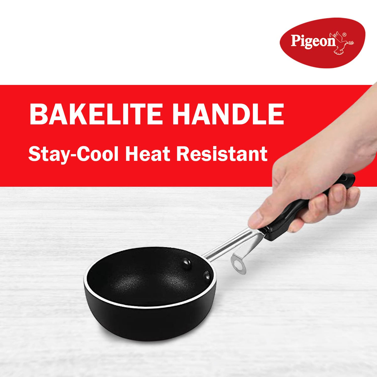Pigeon by Stovekraft Non-Stick Tadka Pan
