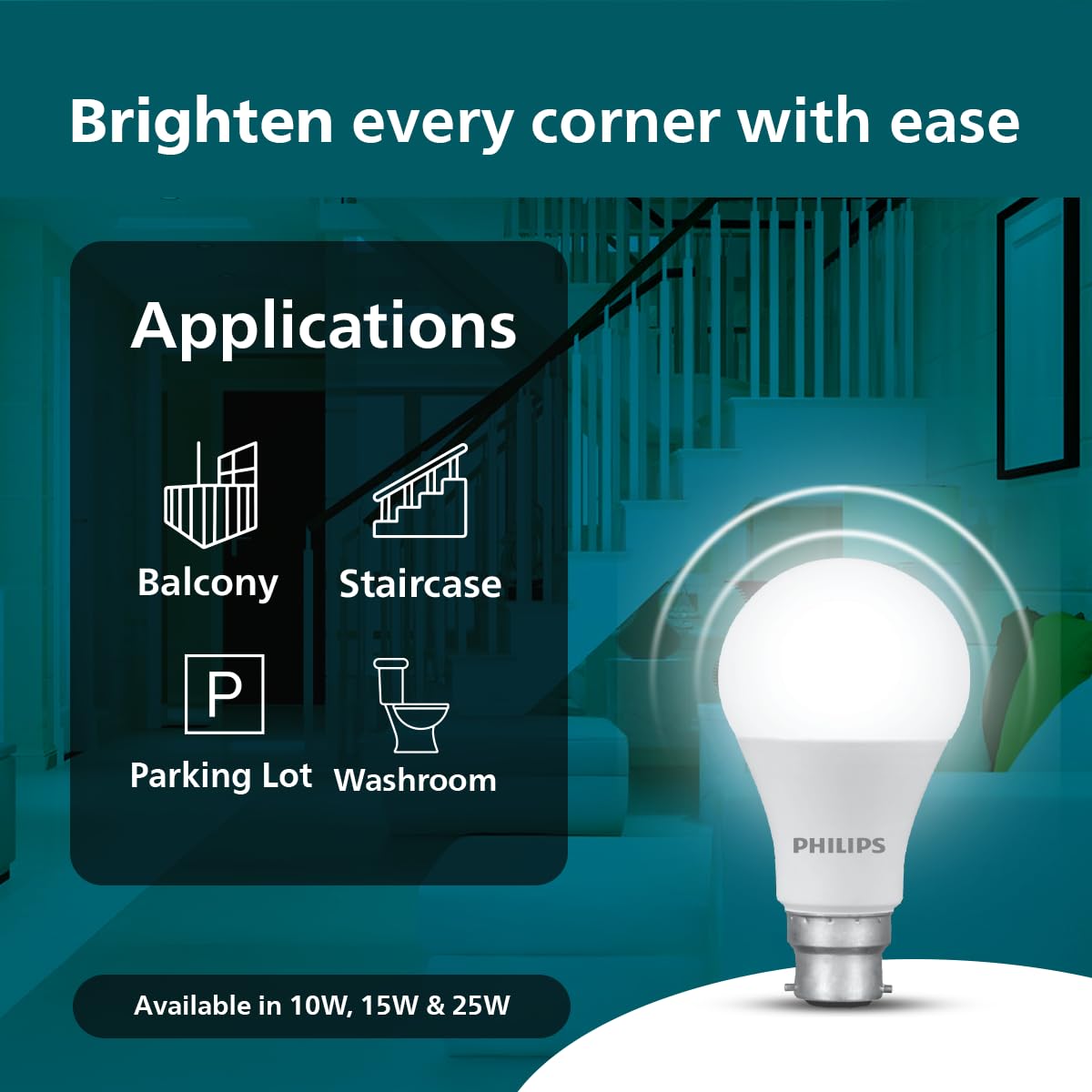 Philips 15W Motion Sensor LED Bulb
