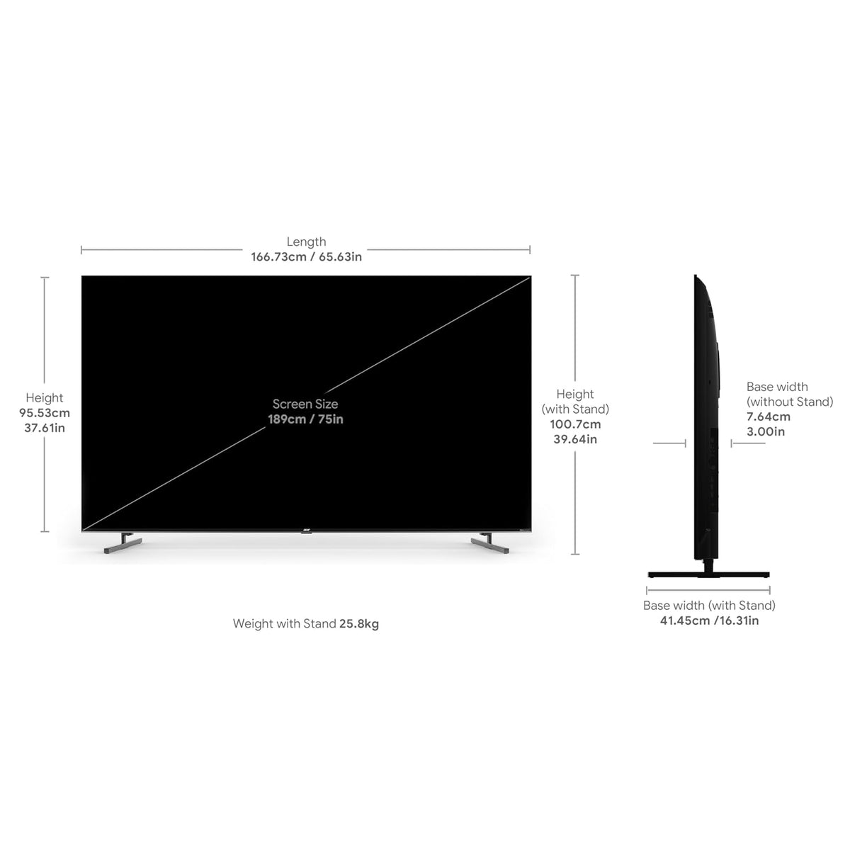 Acer 189 cm (75 inches) Super Series 4K Ultra HD Smart QLED Google TV AR75QDXGU2875AT (Black) 2024 Model-2