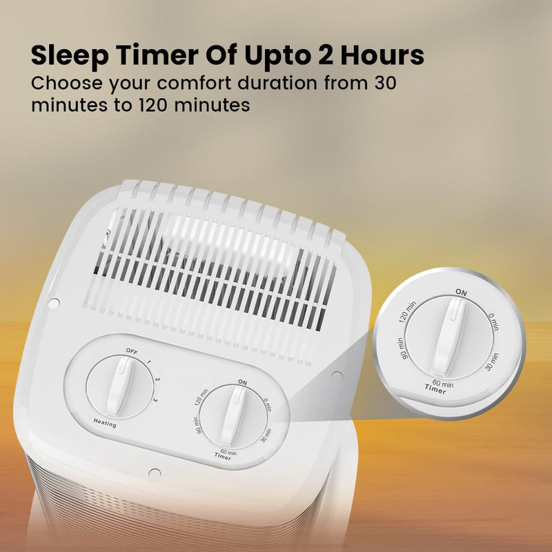 Havells Calenter 1050 Watt Room Heater With 3 Carbon Heating Tube (GHRGHCNW105)-5
