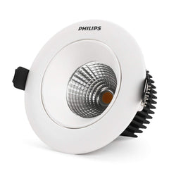 Philips 7-Watt Round Astra Spot Recessed COB Spot Light (Natural White,Pack of 1)