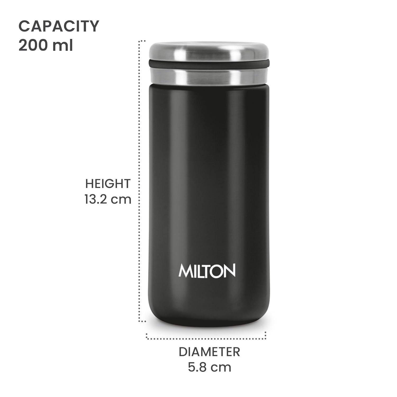 Shiny Hot and Cold Thermosteel Bottle (Milton)