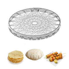 Dynore Stainless Steel Mini Tandoor/Grill Jali/LPG Gas Saver Jali For Kitchen -Set of 2 Pcs