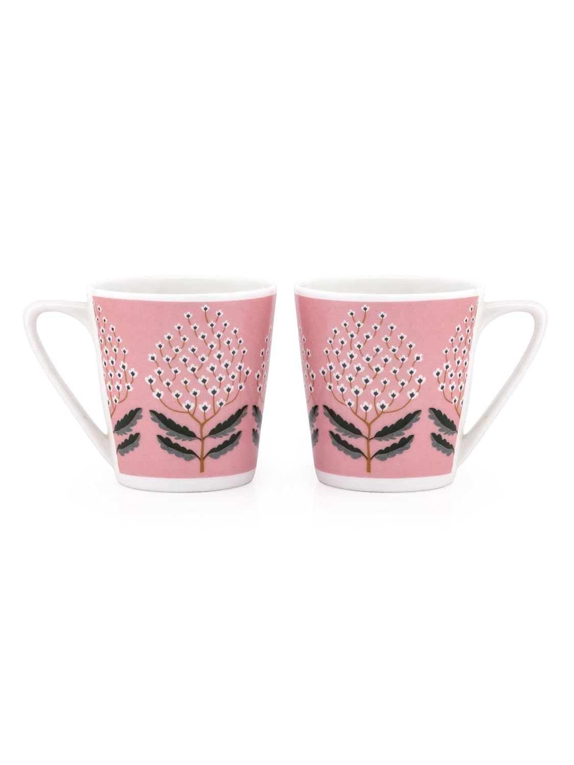 Clay Craft Fine Ceramic Tea/Coffee Cup Set of 6-200 ml Each (Rock HILTTON 309), Tea Cup Set of 6, Microwave & Dishwasher Safe, Mugs for Coffee, Cups Set of 6, Mug Set, Gift Set, Ideal for Gifting
