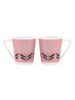 Clay Craft Fine Ceramic Tea/Coffee Cup Set of 6-200 ml Each (Rock HILTTON 309), Tea Cup Set of 6, Microwave & Dishwasher Safe, Mugs for Coffee, Cups Set of 6, Mug Set, Gift Set, Ideal for Gifting