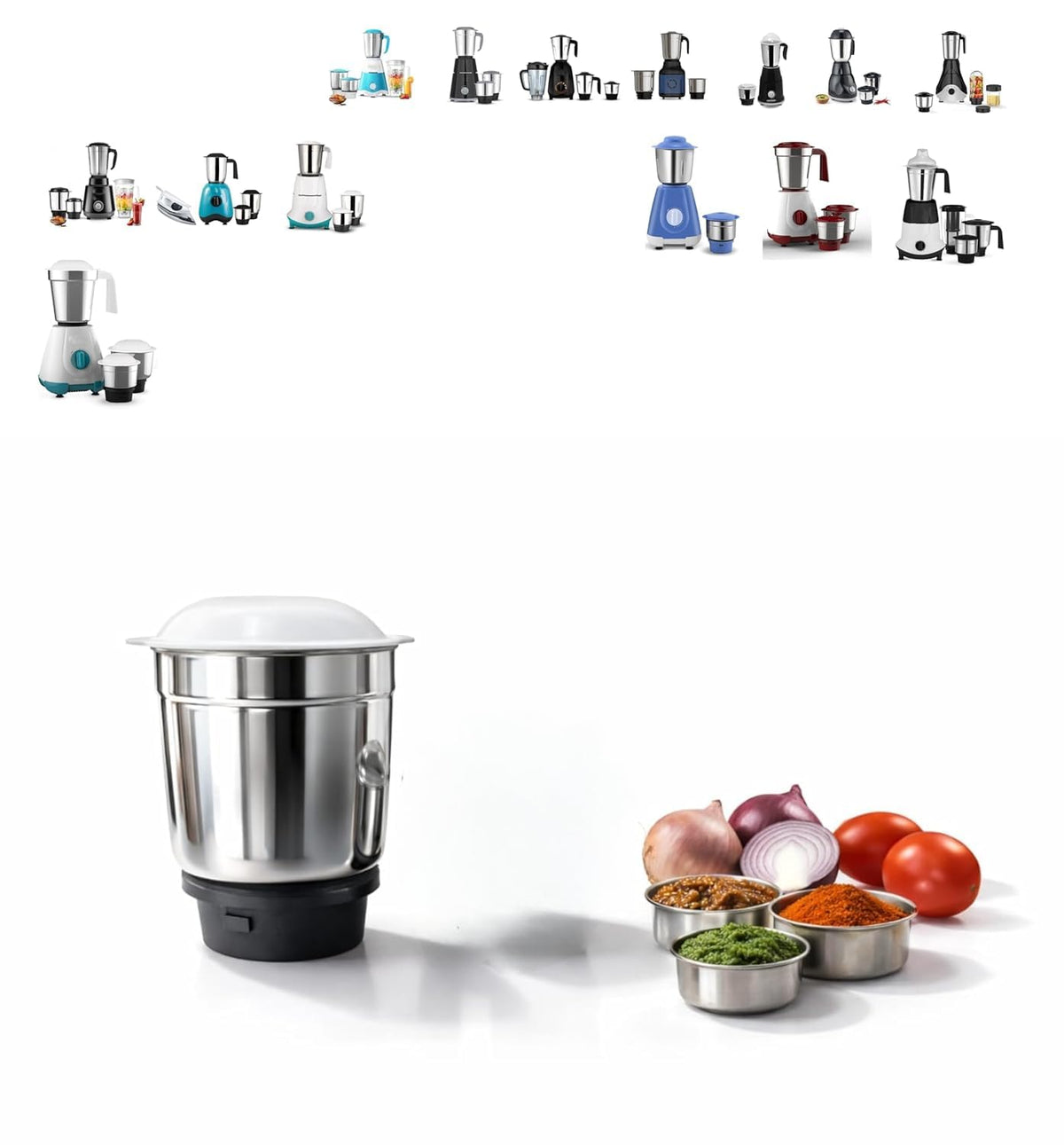 A ltrr Mixer Grinder Jar 800ml | For Maharaja Whiteline, Bajaj, Lifelong, Orient – Selected Models Only | Please Check Product Images Before Purchase in first image