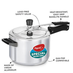 Pigeon by Stovekraft Aluminium Inner Lid Pressure Cooker (Silver) BIS Certified