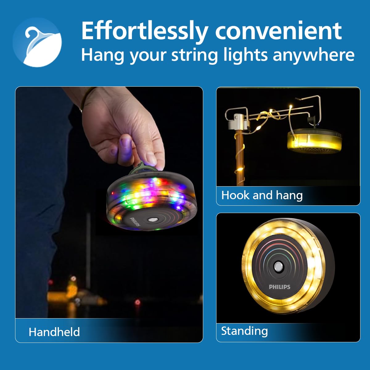 Philips GleamString Premium Rechargeable LED String Lights 8M Reel (Pack of 2)