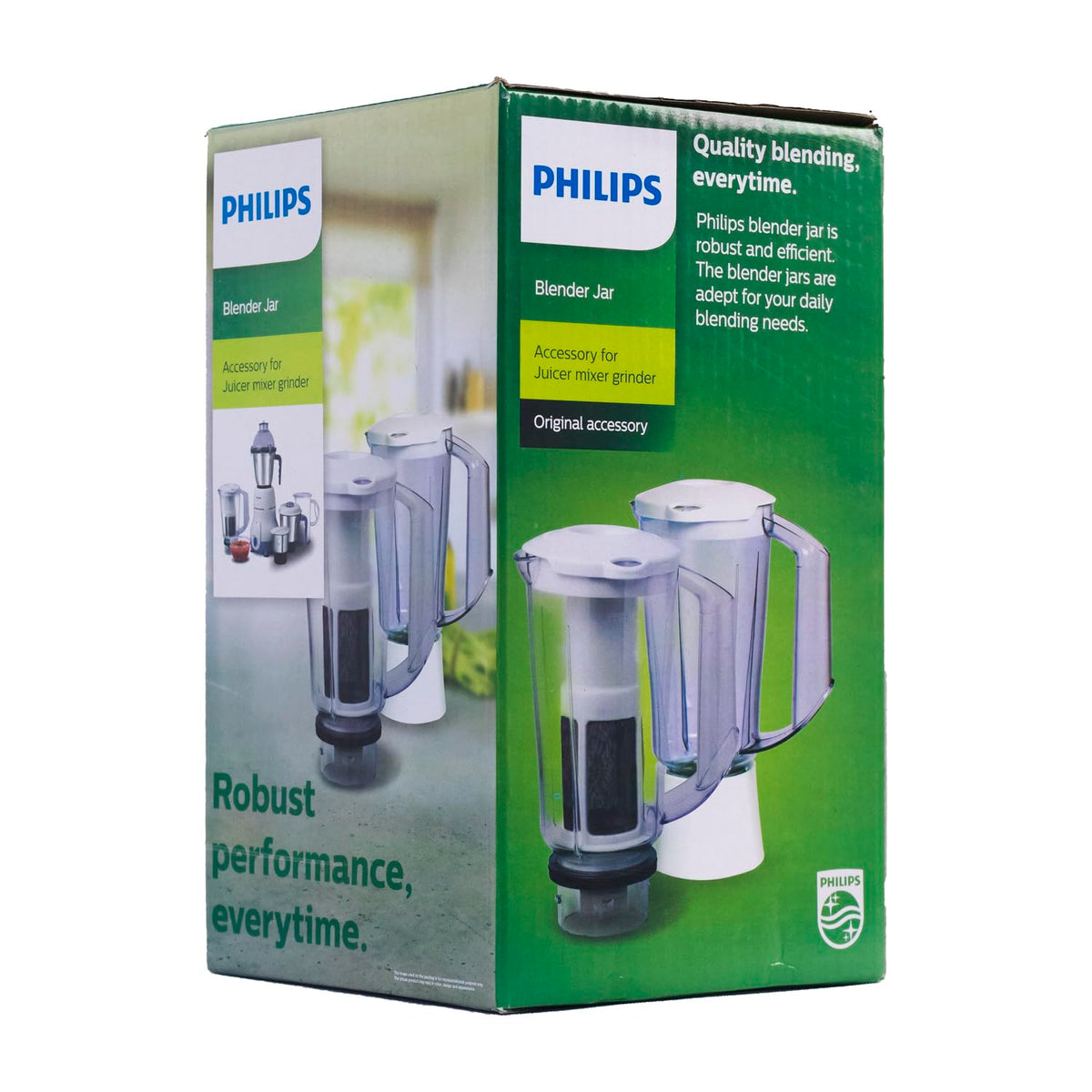 Philips Blender Jar Assy (Without Fruit Filter) For Model HL1631/ HL1632, Transparent