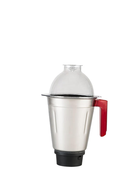 Usha Mixer Grinder (MG-3576) 750-Watt 3 Jars with Full Copper Motor (Red/White)
