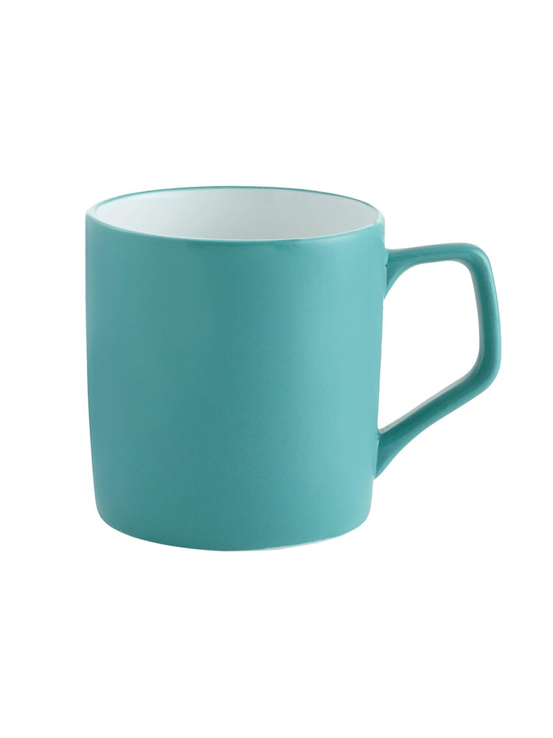 Clay Craft Ceramic Coffee Mugs - Set of 4, Multicolor, 230ml