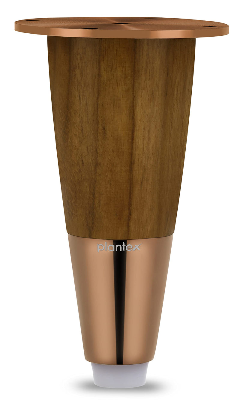 Plantex Heavy Duty Round 4 inch Spare Sofa Legs for Bed Furniture/Sofa Legs for Furniture Fitting/Table Legs/Sofa Leg Set of 2 pcs (Rose Gold Finish) (Model APS-DTS-55)-6