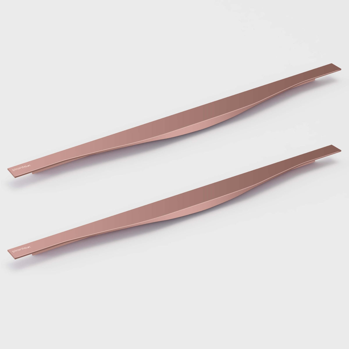 Plantex Profile Handle for Kitchen Cabinet/18 Inch Aluminium Drawer Profile Handle/Wardrobe Pull Handle for Home/Office/Hotel - Pack of 2 (Rose Gold) (Model APS-PF-1001)