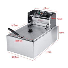 FROTH & FLAVOR Deep Fat Fryer 6 Litre with Copper Heating Element