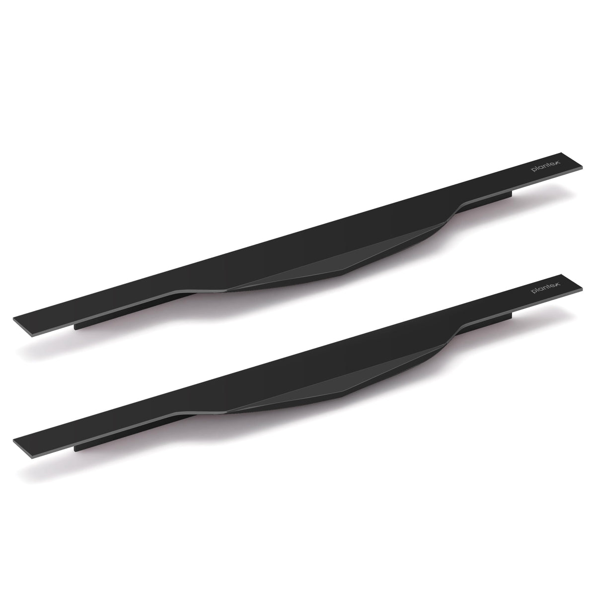 Plantex Profile Handle for Kitchen Cabinet/14 Inch Aluminium Drawer Profile Handle/Wardrobe Pull Handle for Home/Office/Hotel - Pack of 2 (Black) (Model APS-PF-1002)-1