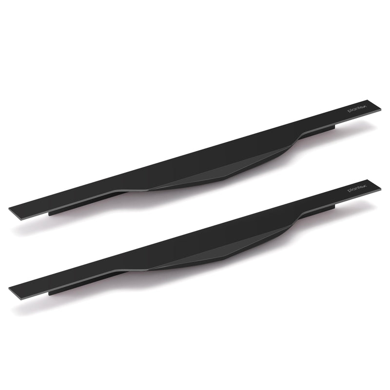 Plantex Profile Handle for Kitchen Cabinet/14 Inch Aluminium Drawer Profile Handle/Wardrobe Pull Handle for Home/Office/Hotel - Pack of 2 (Black) (Model APS-PF-1002)-1