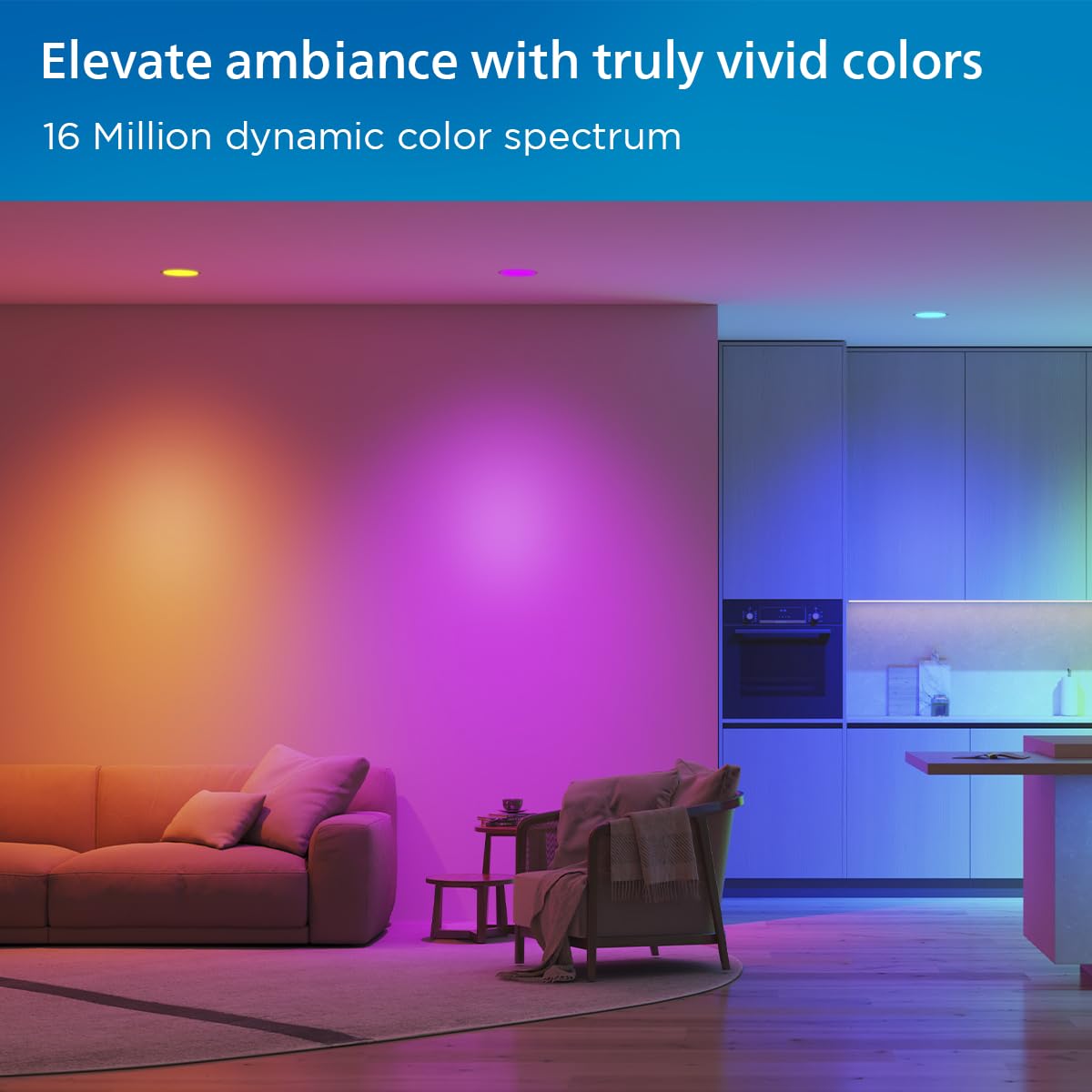 Philips Smart WiFi Neo LED Downlight 15W (Pack of 2)