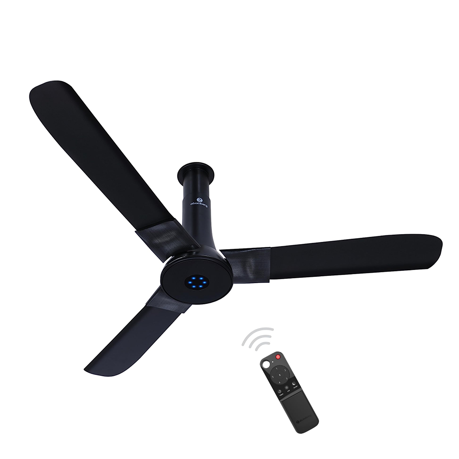 atomberg Studio+ 1200mm BLDC Ceiling Fan with Remote Control | BEE 5 star Rated Energy Efficient Ceiling Fan | High Air Delivery with LED Indicators | 2+1 Year Warranty (Sand Grey)