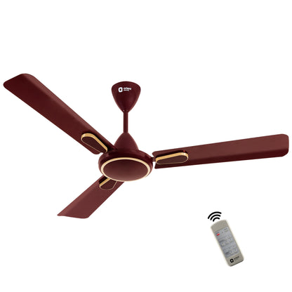 Orient Electric 1200 mm Hector Deco| Ceiling fan with Remote| Decorative ceiling fan with stylish ring & trims| Saves up to 50% on electricity bills| 5 years warranty BLDC ceiling fan| White