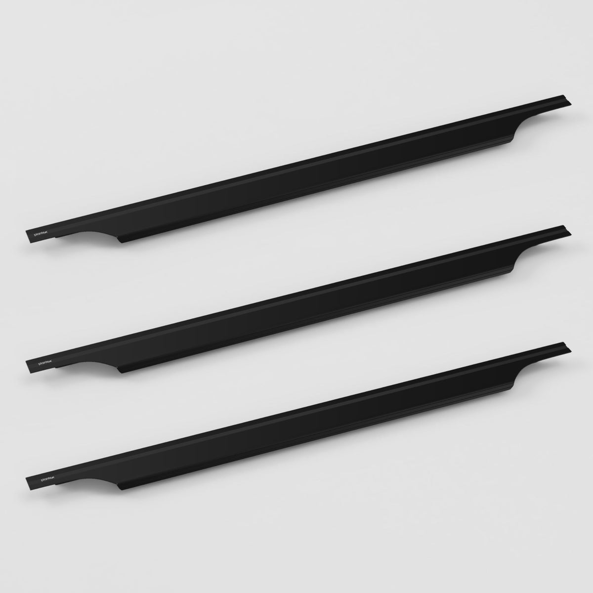 Plantex Profile Handle for Kitchen Cabinet/26 Inch Aluminium Drawer Profile Handle/Wardrobe Pull Handle for Home/Office/Hotel - Pack of 3 (Black) (Model APS-PF-1003)-1