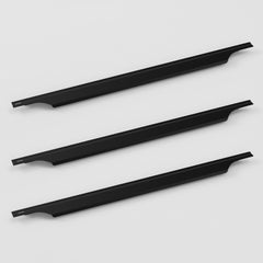Plantex Profile Handle for Kitchen Cabinet/24 Inch Aluminium Drawer Profile Handle/Wardrobe Pull Handle for Home/Office/Hotel - Pack of 3 (Black) (Model APS-PF-1003)-1