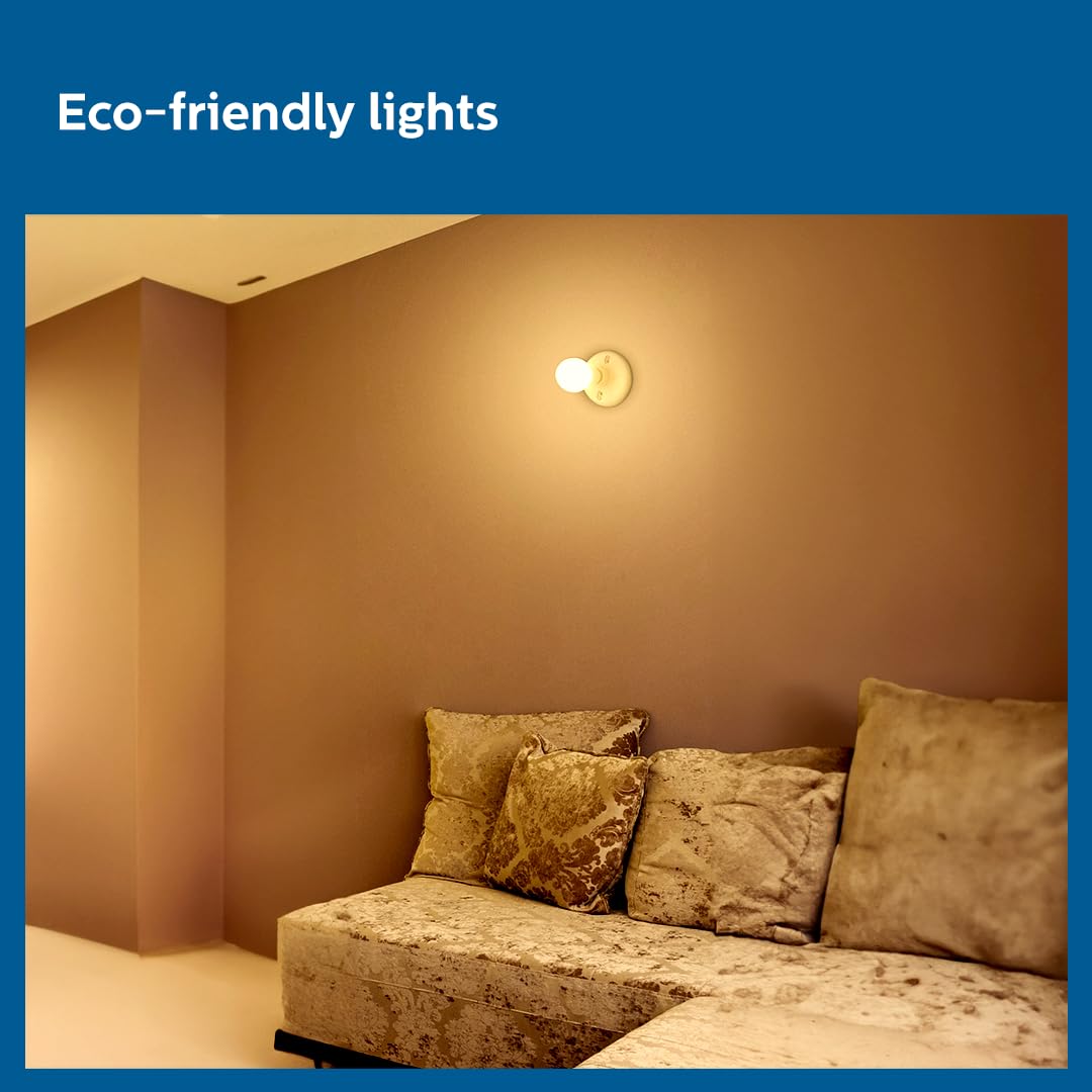 Philips 9-Watts B22 LED Warm White LED Bulb, Pack of 3, (Ace Saver)