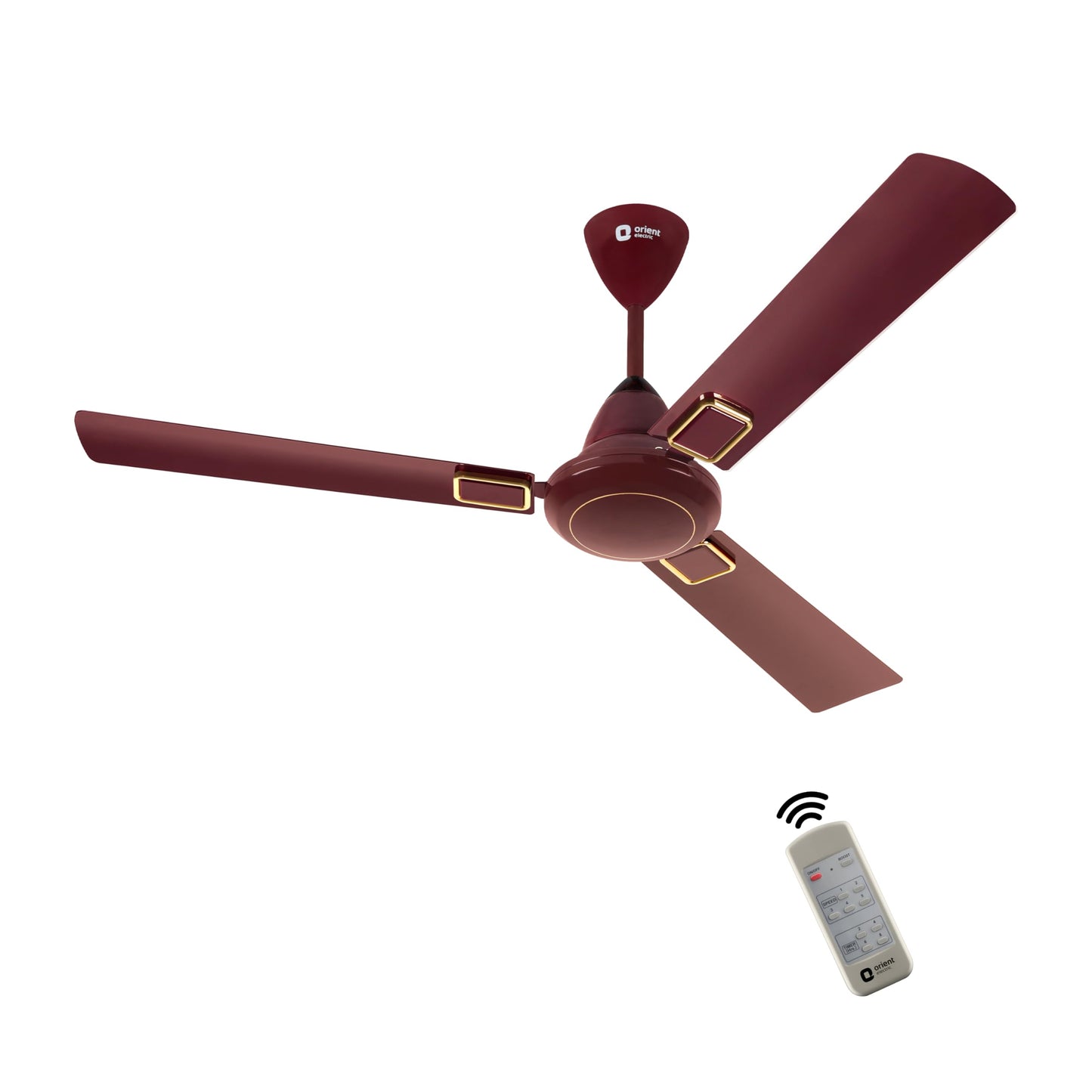 Orient Electric 1200 mm I Falcon Deco | BLDC ceiling fan with Remote| Decorative ceiling fan with stylish trims | Saves up to 50% on electricity bills | 3-year warranty by Orient | White