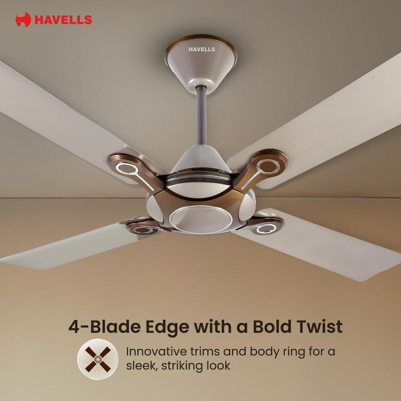 Havells Leganza 4 Blade 1200mm Ceiling Fan (Mist)-4