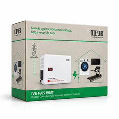 IFB IVS 1605 WMT Voltage Stabilizer 160–290V, 15A Voltage Stabilizer for Washing Machine Treadmill Microwave Air Conditi