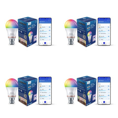 PHILIPS WiZ Neo 12W B22 Wi-Fi & Bluetooth LED Smart Bulb with Music Sync, Compatible with Amazon Alexa & Google Assistant, 16 Million Colours & Motion Sensing Technology | Pack of 1