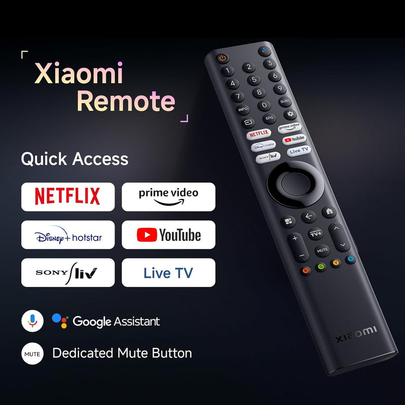 Xiaomi 138 cm (55 Inches) X Pro Series QLED 4K Ultra HD Smart Google TV L55MB-APIN