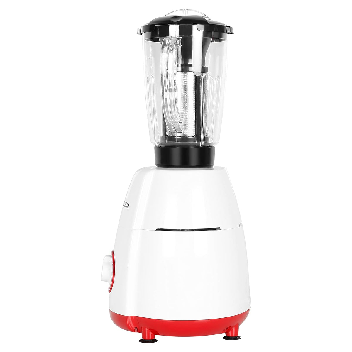 Faber Crown 800W Blender Mixer Grinder, 3 SS clip lock jars + 1 PC jar || low-noise copper motor, up to 20000 rpm speed 