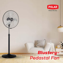 POLAR Blustery 450Mm Pedestal Fan - Black-3