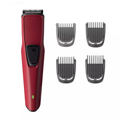 Philips Battery Powered BT1235/15 Skin-friendly Beard trimmer for Men Dura Power Technology