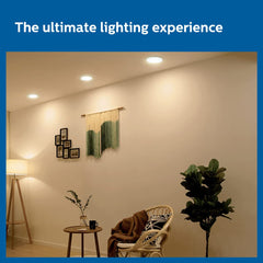 Philips Polycarbonate Full Glow Motion Sensor 15-watt Round LED Surface Downlighter