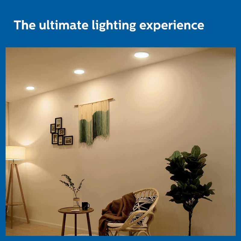 Philips Polycarbonate Full Glow Motion Sensor 15-watt Round LED Surface Downlighter
