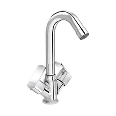 Plantex Brass Spindle Wash Basin Tap with Water Saving Aerator/Basin Mixer for Bathroom/Sink Tap for Kitchen Basin -(Saga-Chrome)-1