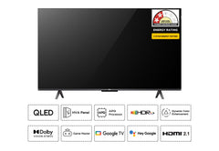 TCL 108 cm (43 inches) 4K Ultra HD Smart QLED Google TV 43P71K
