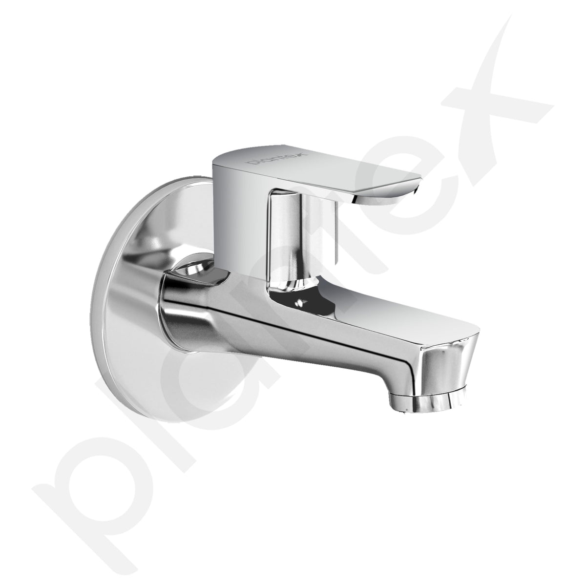 Plantex Water Tap for Bathroom with Water-Saving Tap/Wall Mount Bib Tap with Wall Flange and Teflon Tape/Brass Spindle Basin Tap for Home (CRM-1281-Mirror Chrome Finish)-6