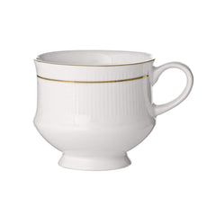 Clay Craft Elegant Gold Line Coffee/Tea Cups Set of 6, Perfect for Daily use 180 ml, (Mona-Set of 6), Tea Cup Set of 6, Mugs for Coffee, Cups Set of 6, Ideal for Gifting, Perfect for Home and Office
