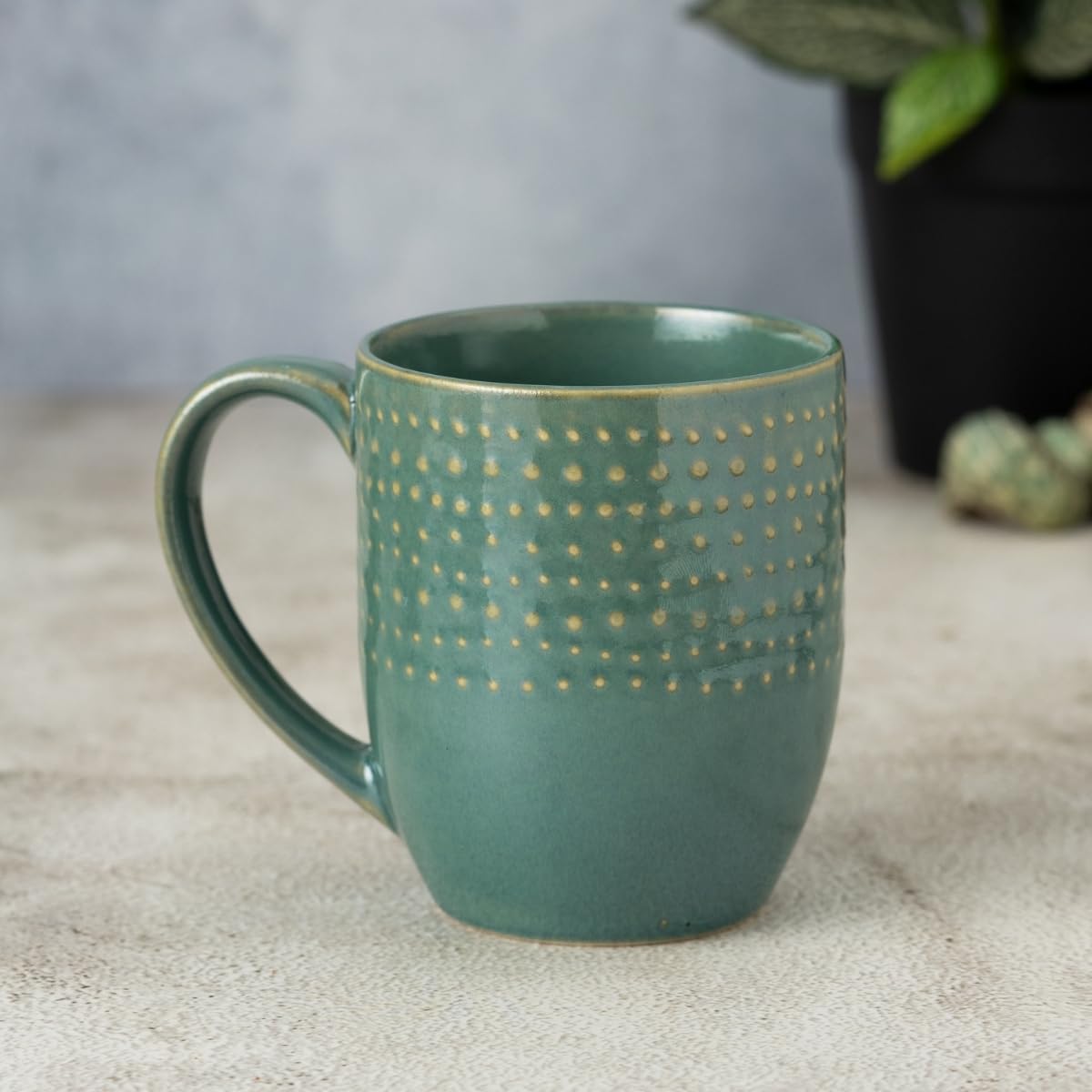 Clay Craft Fine Ceramic Apex Brown Cups & Saucer, Set of 12, Cups for Tea & Coffee, Gift Set, Elegant Design for Home and Kitchen and Can Be Gifted to Your Loved Ones On Any Occassions