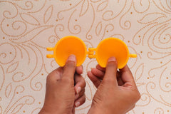 Dynore Plastic Small Laddu Making Mould, Laddu Maker,Mithai Maker Mould Sancha for Ganpati,Diwali, Janmashtmi and Other Festival for Indian Mithai-2 pc