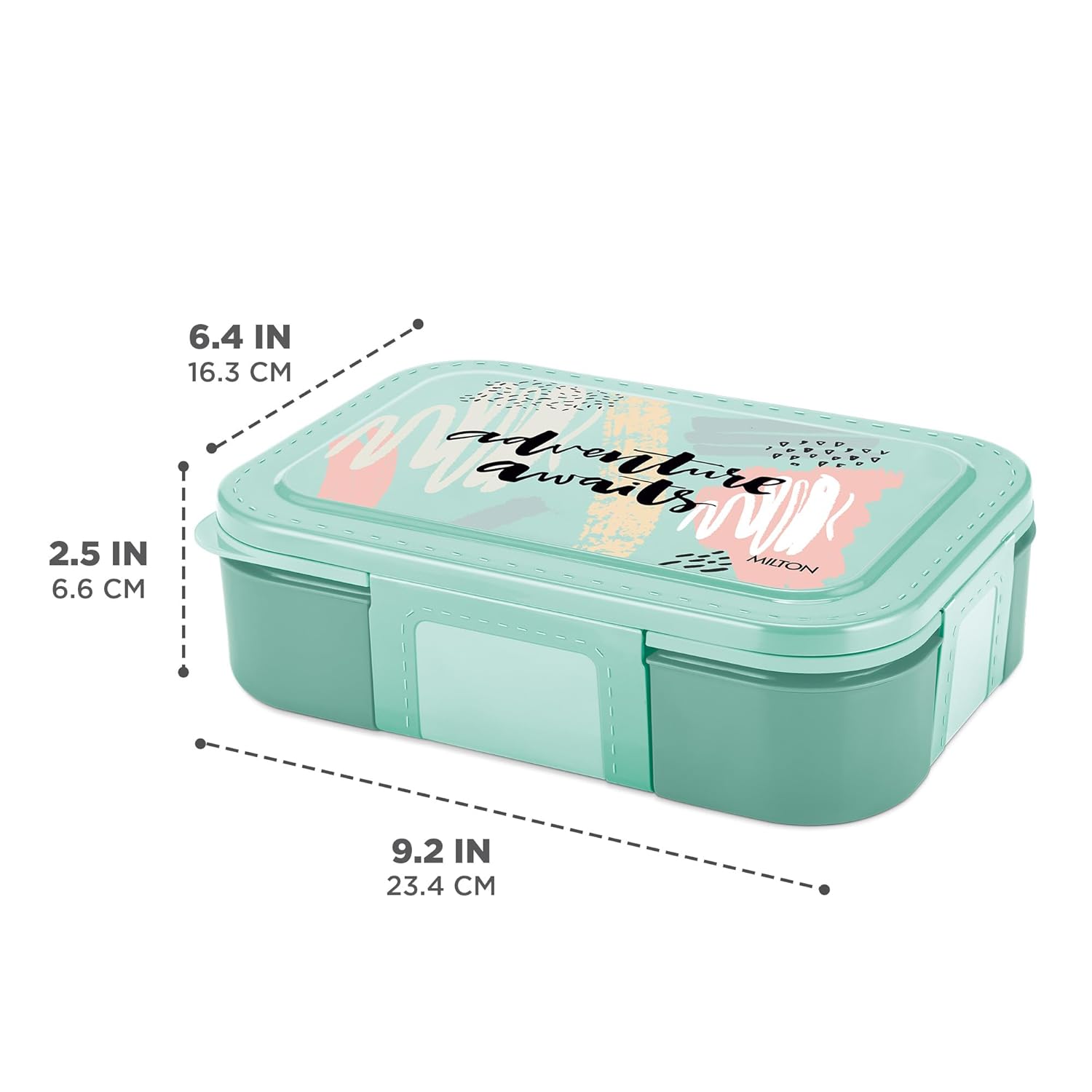 Bravo 2 Steel Thermoware Lunchbox (Milton)