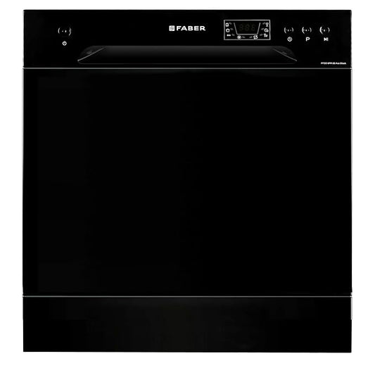 Faber 8 Place Dishwasher | 6 Wash Programs |Adjustable Upper Rack & Cutlery Tray | 8L Water/Cycle | Suitable for Oil & Masala Stains | 2Yr Warranty & 5Yr On Cavity | FFSD 6PR 8S Ace