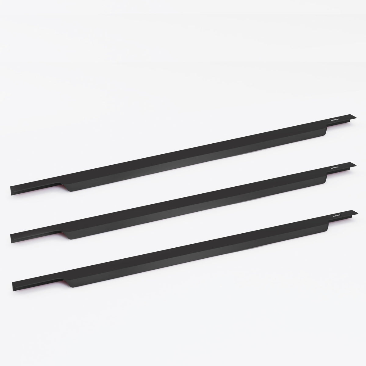 Plantex Profile Handle for Kitchen Cabinet/36 Inch Aluminium Drawer Profile Handle/Wardrobe Pull Handle for Home/Office/Hotel - Pack of 3 (Black) (Model APS-PF-1004)