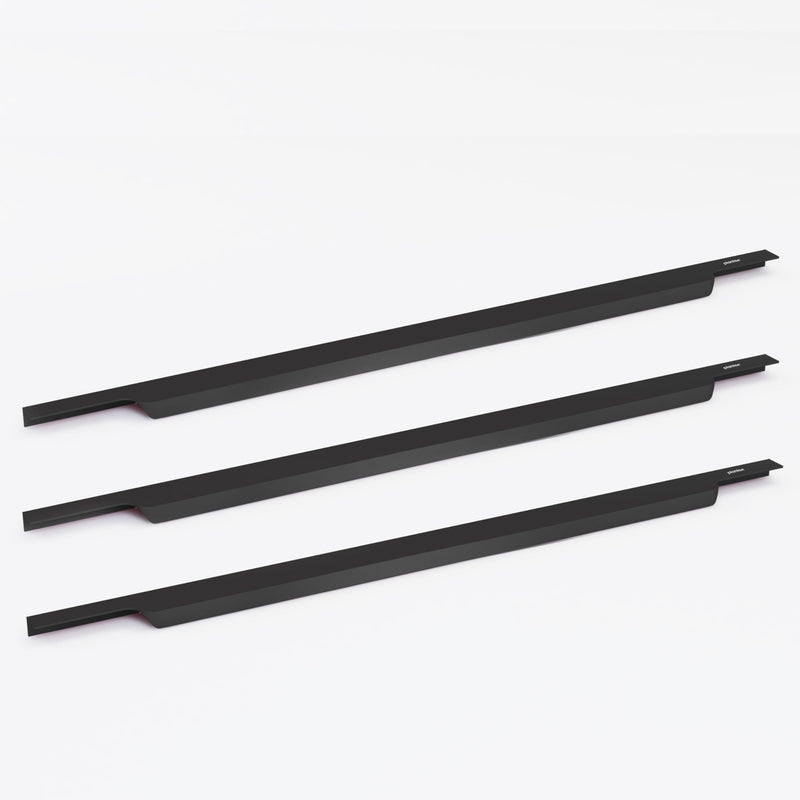 Plantex Profile Handle for Kitchen Cabinet/36 Inch Aluminium Drawer Profile Handle/Wardrobe Pull Handle for Home/Office/Hotel - Pack of 3 (Black) (Model APS-PF-1004)-1