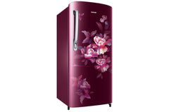 Samsung 183 L, 2 Star, Digital Inverter, Direct-Cool Single Door Refrigerator (RR20H2712HN/NL, Himalayan Poppy Red, Single Touch Defrost, 2026 Model)-3