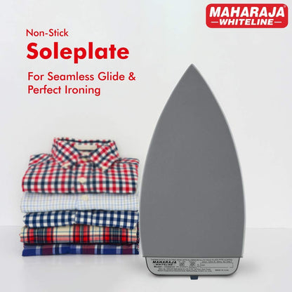 Maharaja Whiteline DI-109 1000-Watt Dry Iron (Classico Blue)