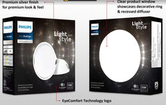 Philips New Led Downlighter Aura StylEdge 10-Watt (Round, White)