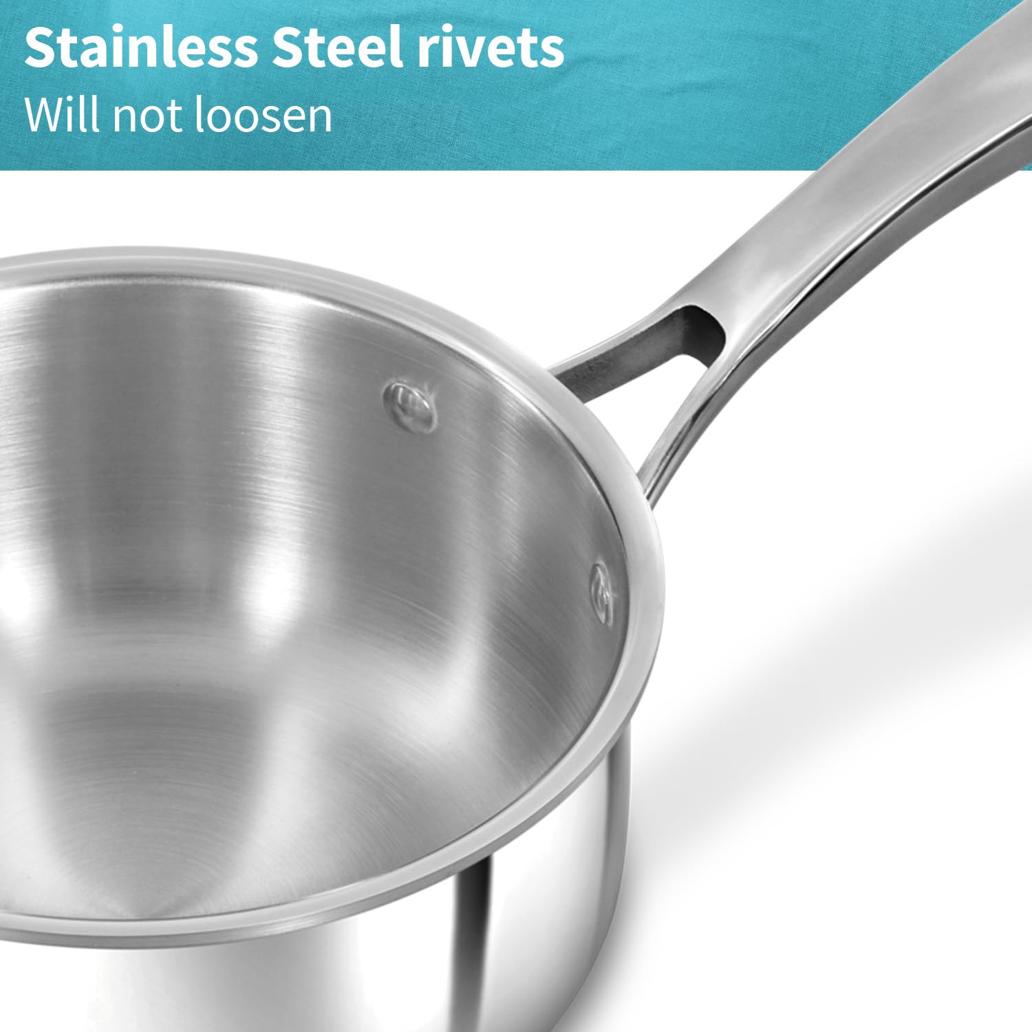 Hawkins Pro 1.5 Litre Sauce Pan, Tri-Ply Stainless Steel Tea Pan/Milk Pan with Stainless Steel Lid, Silver (PSSP15S)